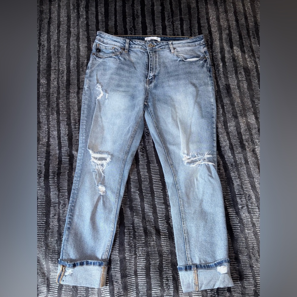 KanCan Light Blue Distressed Skinny Jeans
